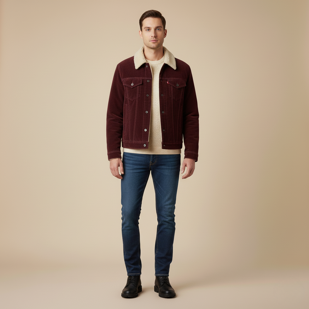 Robert | Elegant Men's Winter Vintage Jacket