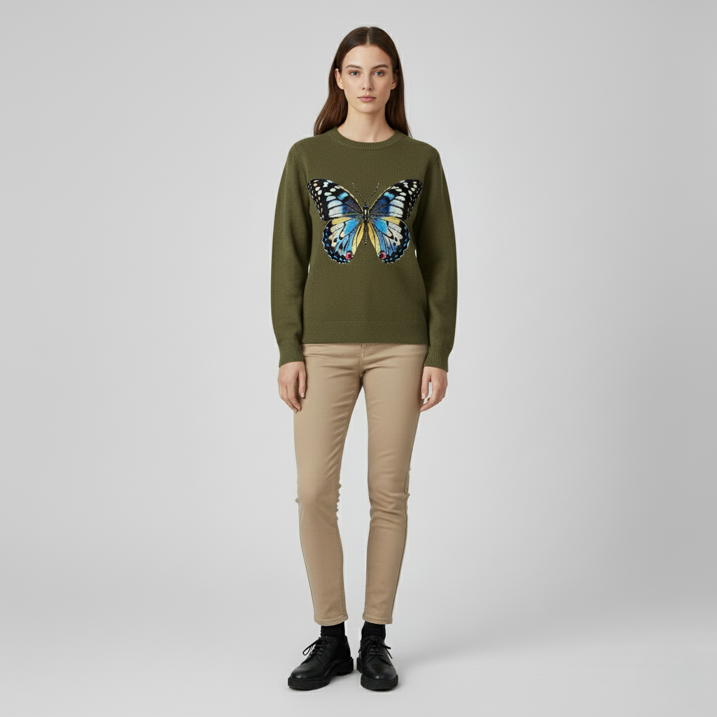 Holly | Stylish and Comfortable Butterfly Sweater