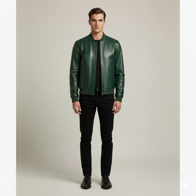 Adriaan | Elegant Leather Jacket