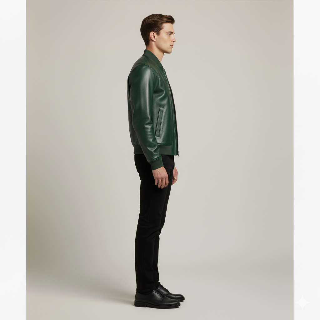 Adriaan | Elegant Leather Jacket