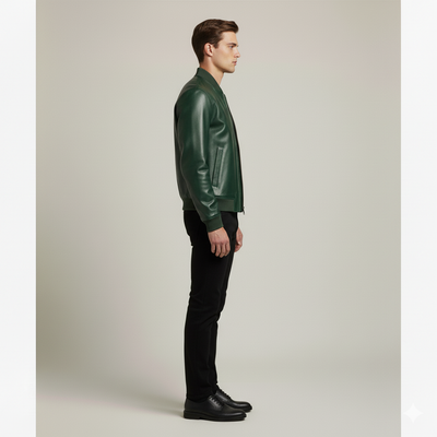 Adriaan | Elegant Leather Jacket