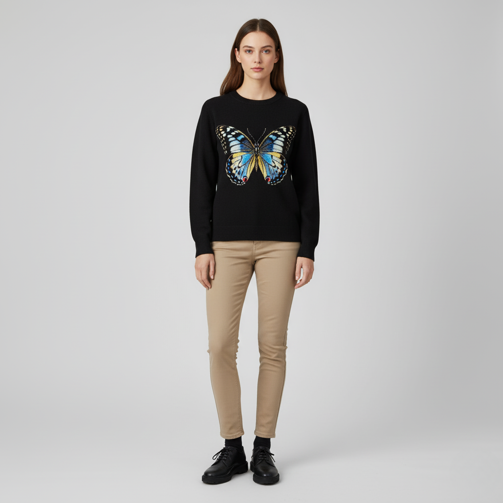 Holly | Stylish and Comfortable Butterfly Sweater