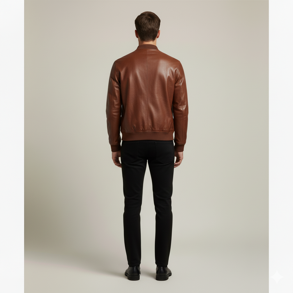 Adriaan | Elegant Leather Jacket
