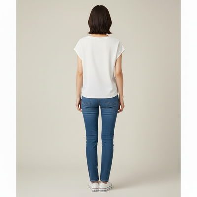 Sabine | Timeless Elegance Short Sleeve Blouse