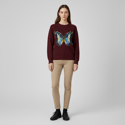 Holly | Stylish and Comfortable Butterfly Sweater