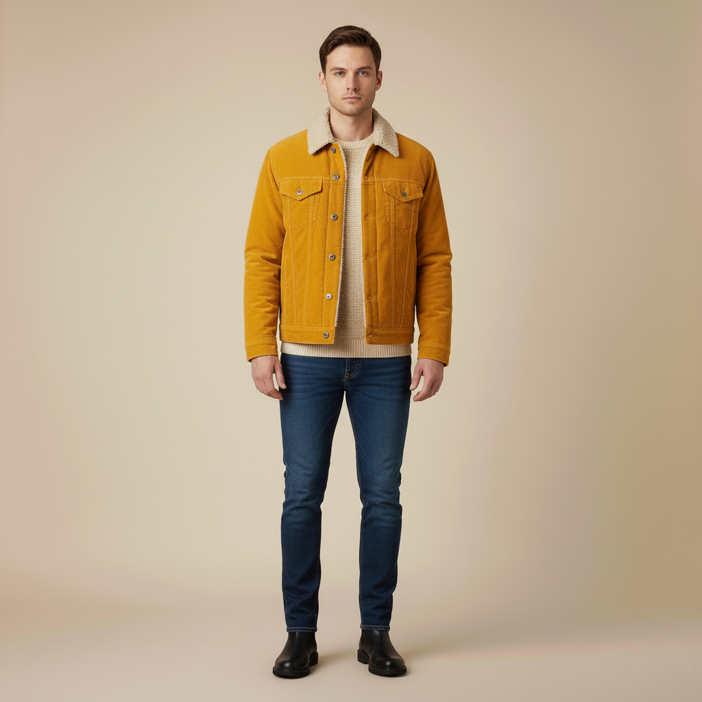 Robert | Elegant Men's Winter Vintage Jacket