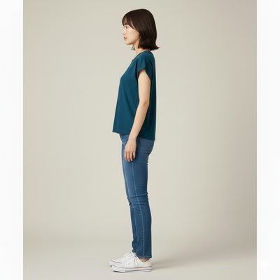 Sabine | Timeless Elegance Short Sleeve Blouse