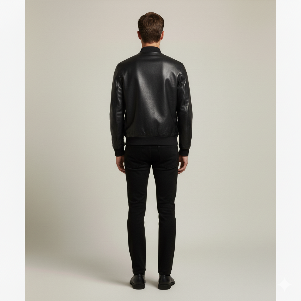 Adriaan | Elegant Leather Jacket